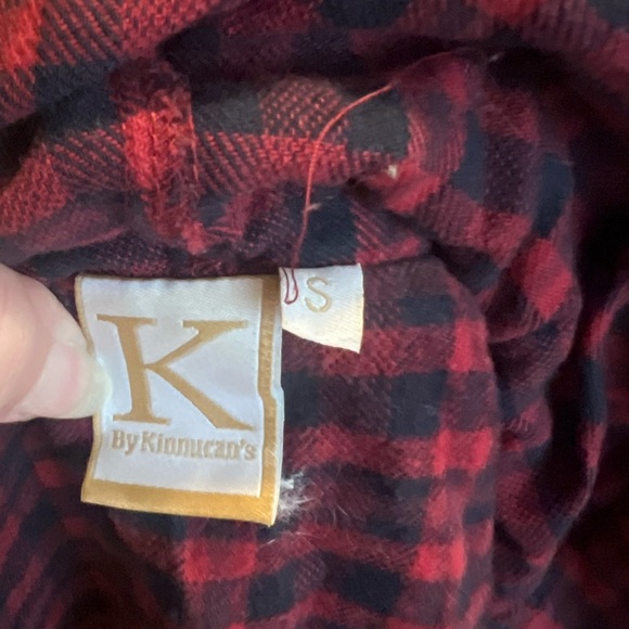 K by Kinnucan’s Red & Yellow Flannel Shirt - Picture 2 of 2